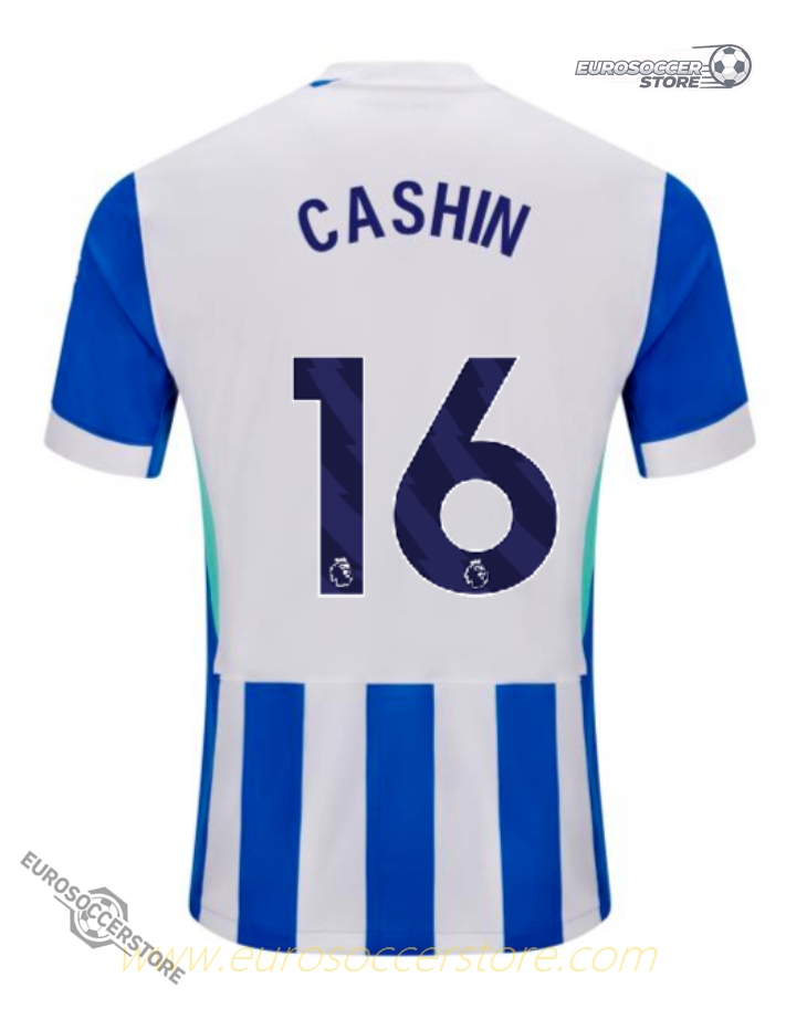 Brighton Hove Albion 25-26 Home CASHIN 16 Jersey