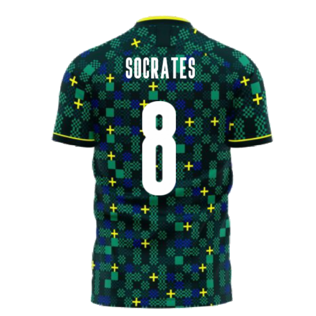 Player Brazil 2025-2026 Third Concept Football Kit (Libero) (Socrates