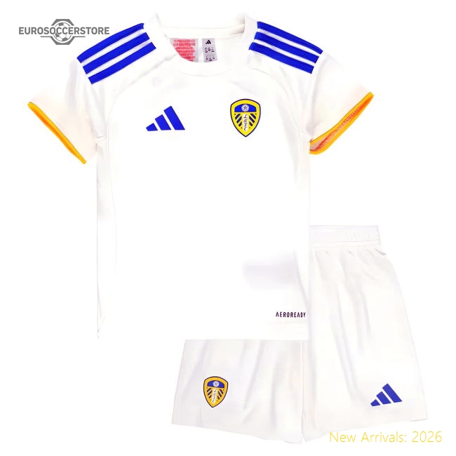 2025-2026 Leeds United Home Baby Kit - Excellent Value - Authentic Design