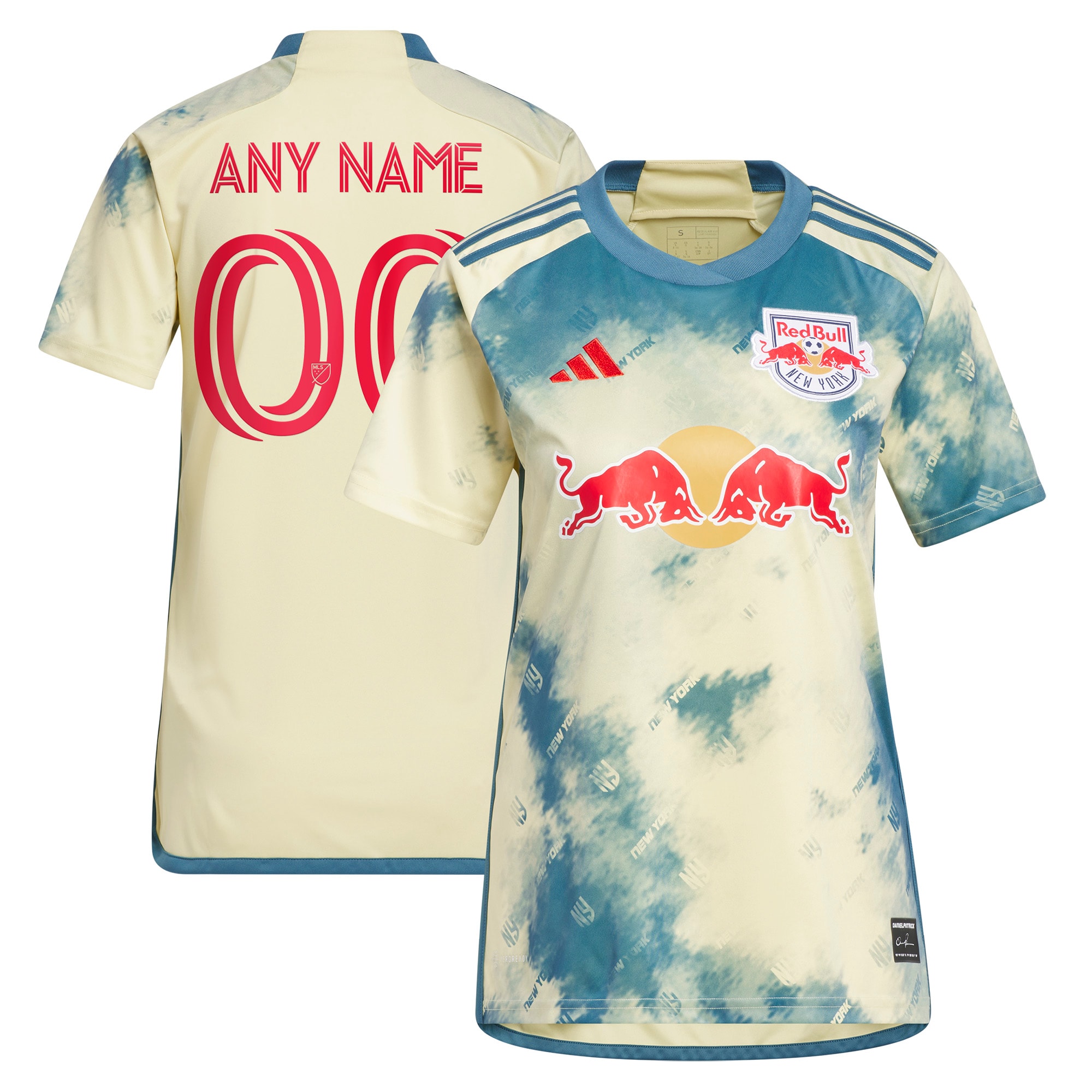 [SJH] New York Red Bulls Women's 2023 Daniel Patrick Kit Replica Custom Jersey - Yellow