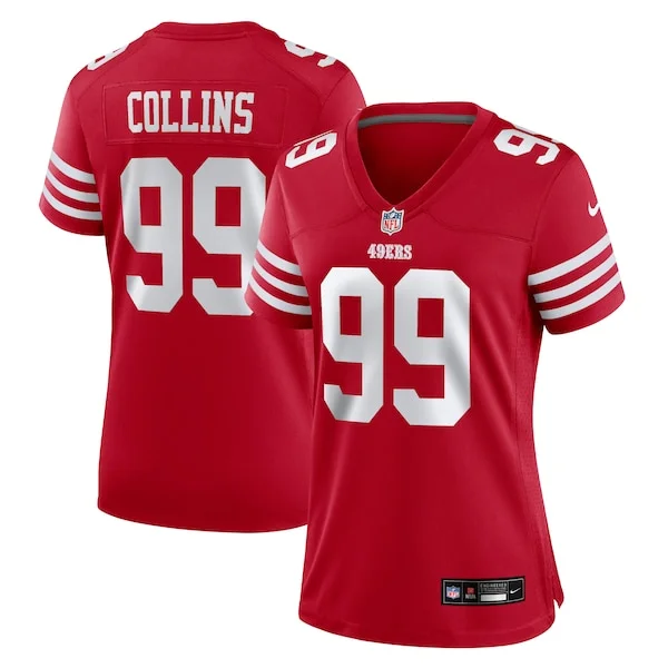 San Francisco 49ers Game NFL Jersey - Scarlet | Top-Grade Football ...
