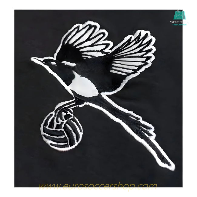 Newcastle Shearer The Magpie 9 Retro Shirt (Black)