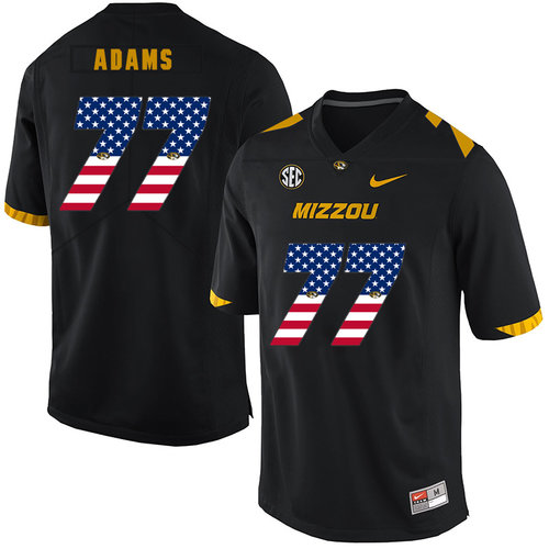 Men's None Black 2024 performance Paul Adams #77 high quality Jersey