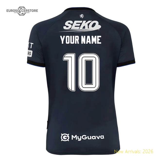 S Personalised Rangers Football Shirts Female 2025 Third Jersey Jersey