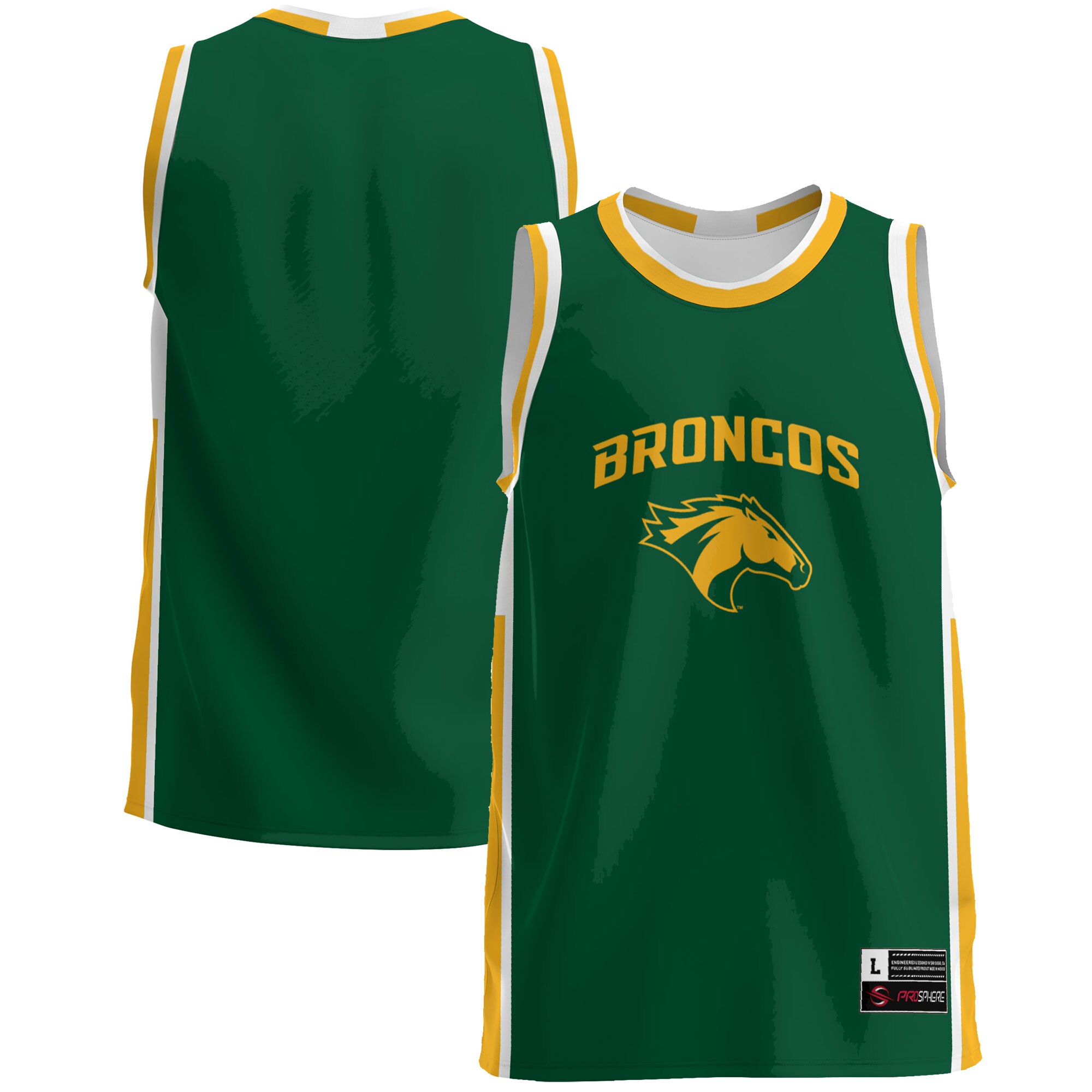 [DDG] Cal Poly Pomona Broncos GameDay Greats Lightweight Basketball Jersey - Green