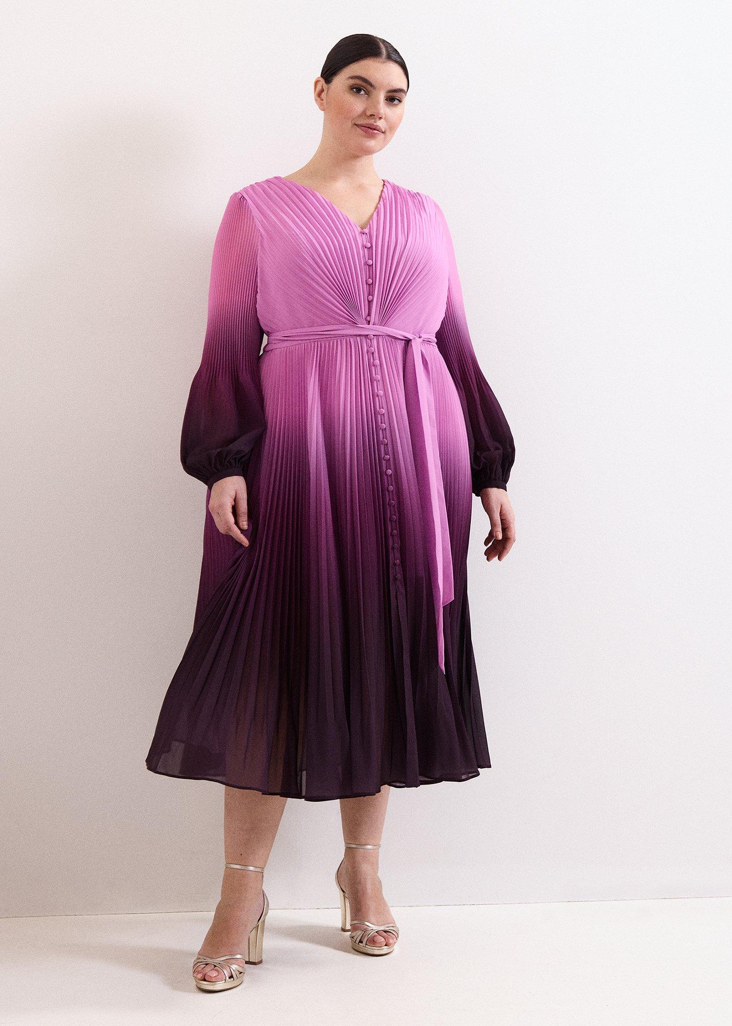 Mira Ombre Midi Dress