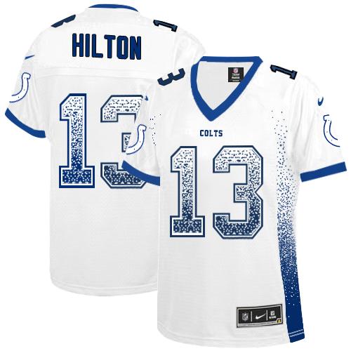 NFL I C Colts #13 T.Y. Hilton Elite White Jersey - Fan Favorite