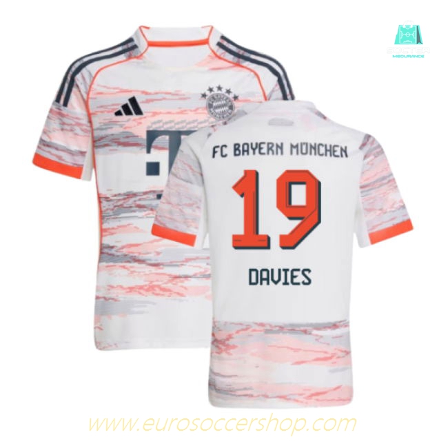 2025-2026 Bayern Munich Away Shirt (Kids) (Davies 19)