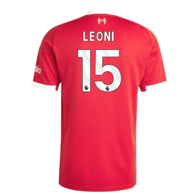 Fan Quality Liverpool Home Replica Jersey (Adults) (Leoni 15) (2)