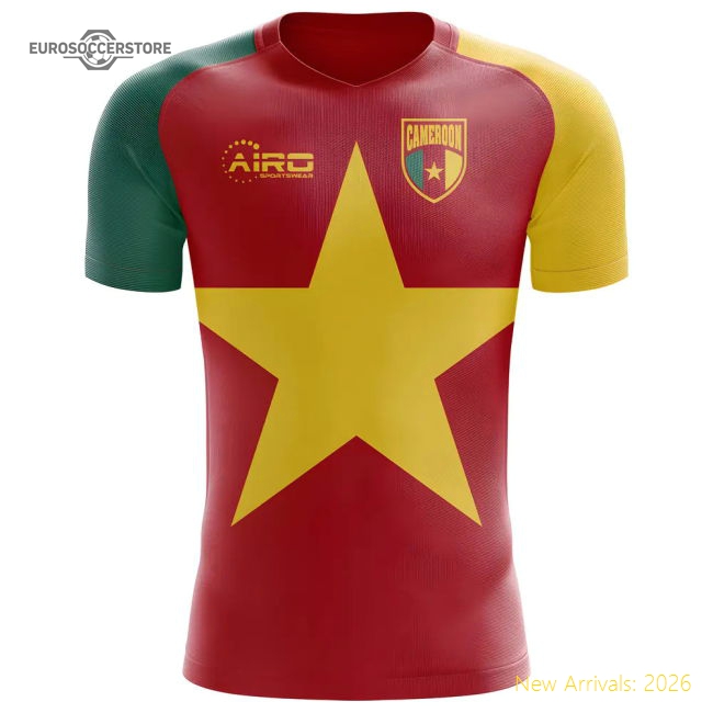 Premium Cameroon Flag 20252026 Concept Jersey Classic Lightweight