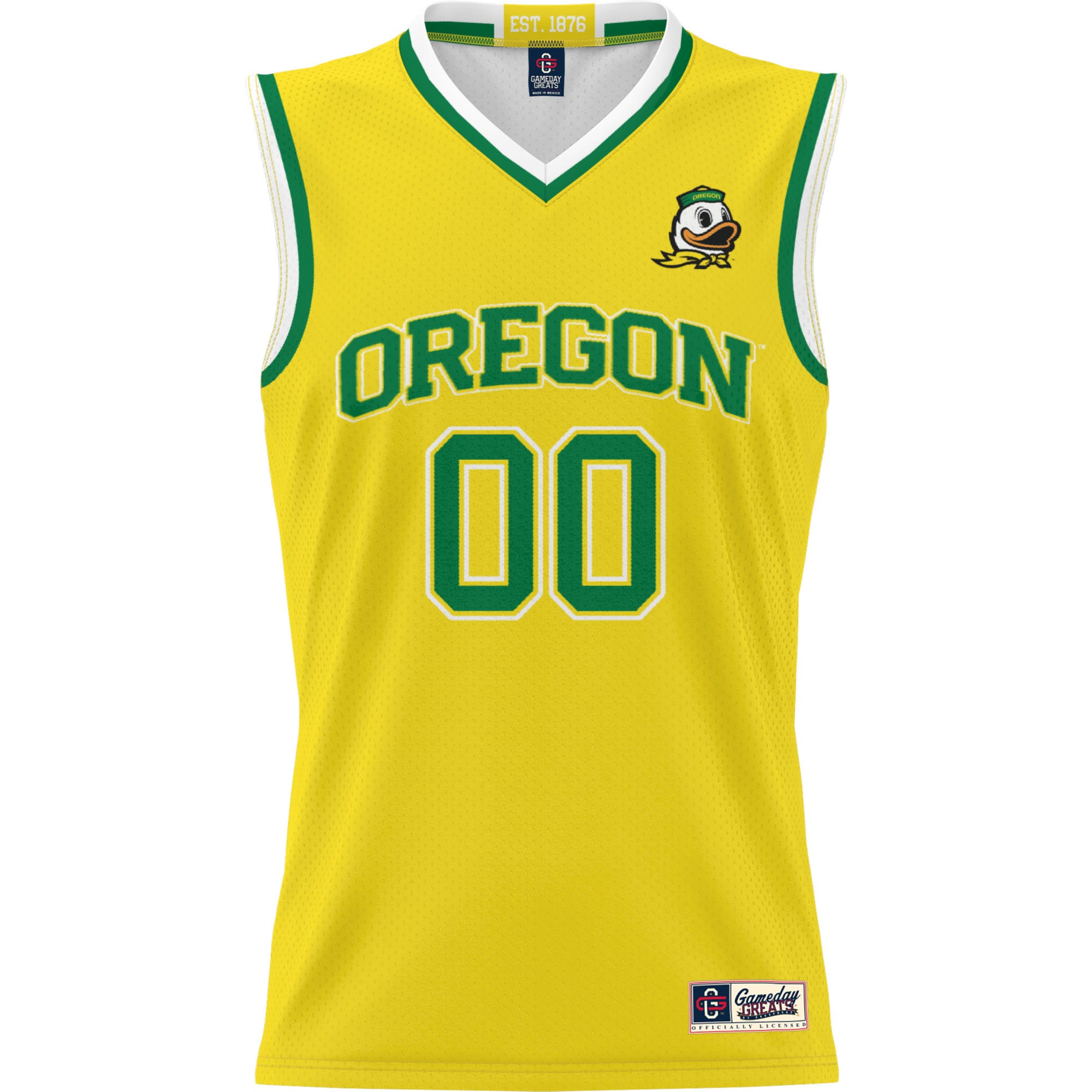 [DDG] Oregon Ducks GameDay Greats Youth NIL Pick-A-Player Lightweight Women's Basketball Jersey - Yellow