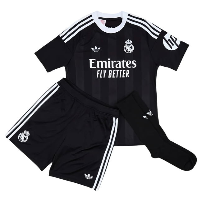 2025-2026 RM Third High Quality Football Shirt - Youth (Black)