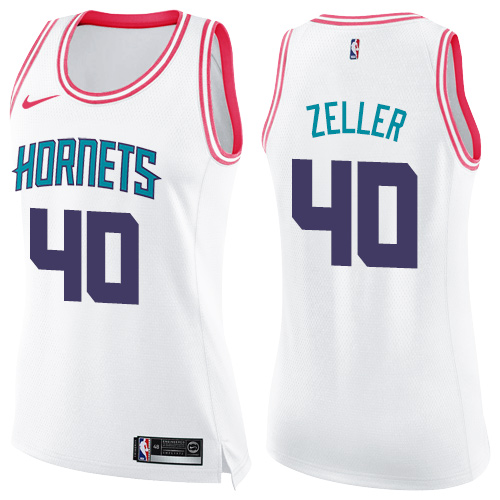 BKN White Nike C. Hornets #40 NBA Jersey Game Day Wear NBA Fan Apparel