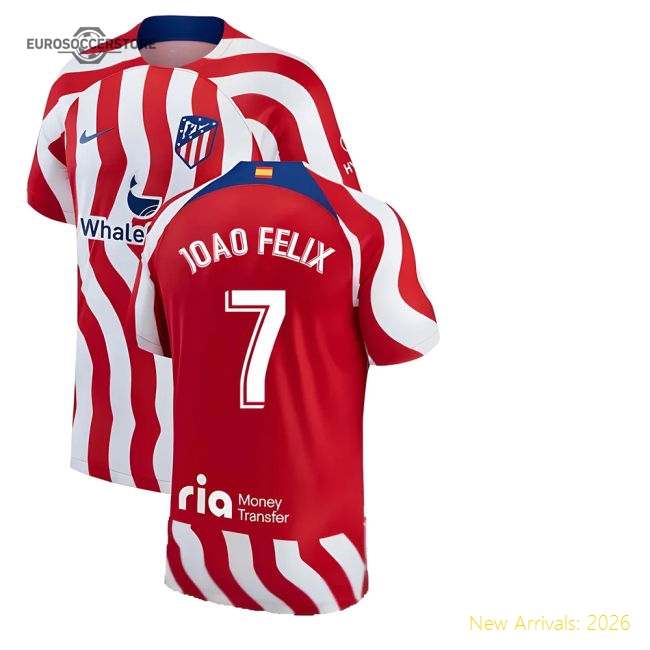 Atletico Madrid Home Kit 2022-2023 Fan Style Jersey