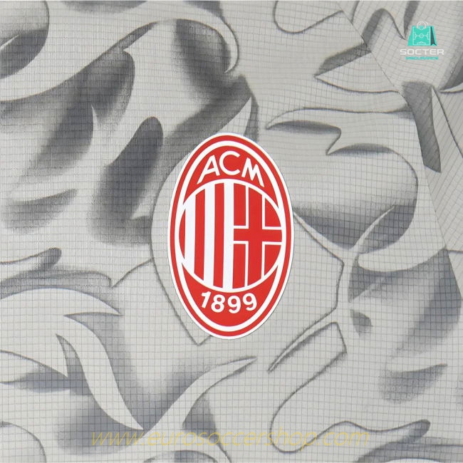 2025-2026 AC Milan Warm Up Jersey (Smokey Gray)