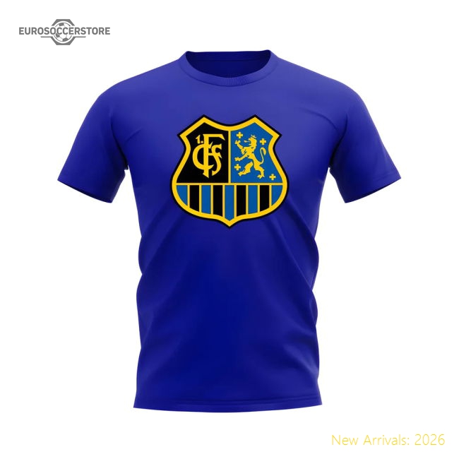 Supporter Official Saarbrucken Badge T-Shirt (Royal Blue)