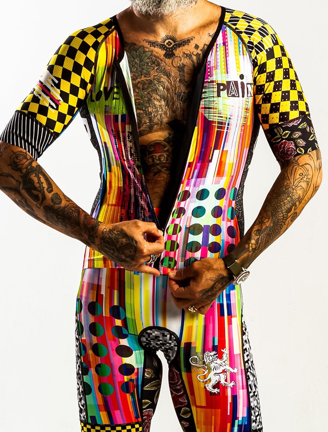 Men's Cycling Jersey with Shorts Short Sleeve Mountain Bike MTB Road