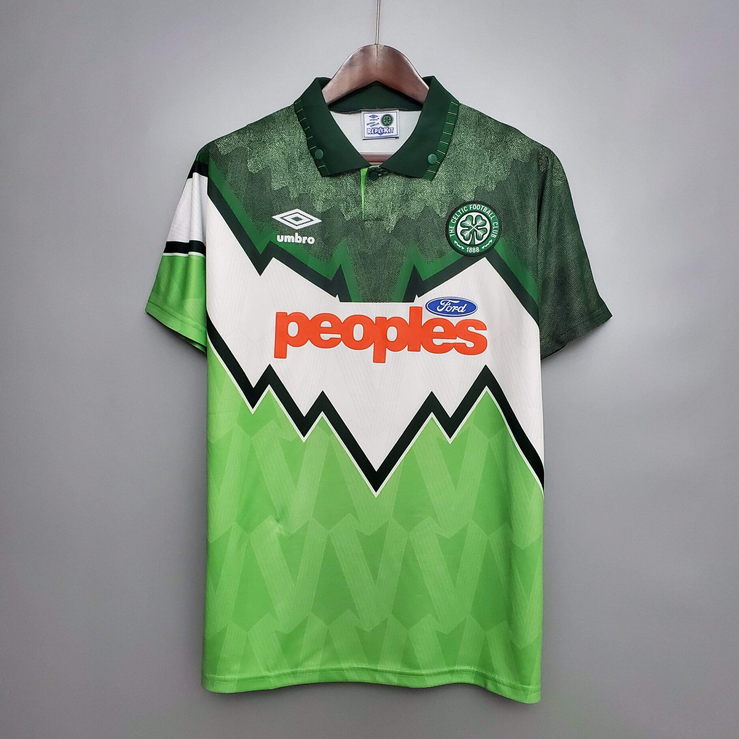 Cheap 1991-1992 Celtic Home retro kit