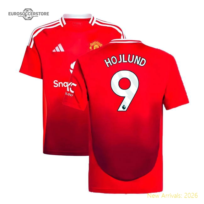 2024-2025 Man Utd Home Football Jersey (Kids) (Hojlund 9)