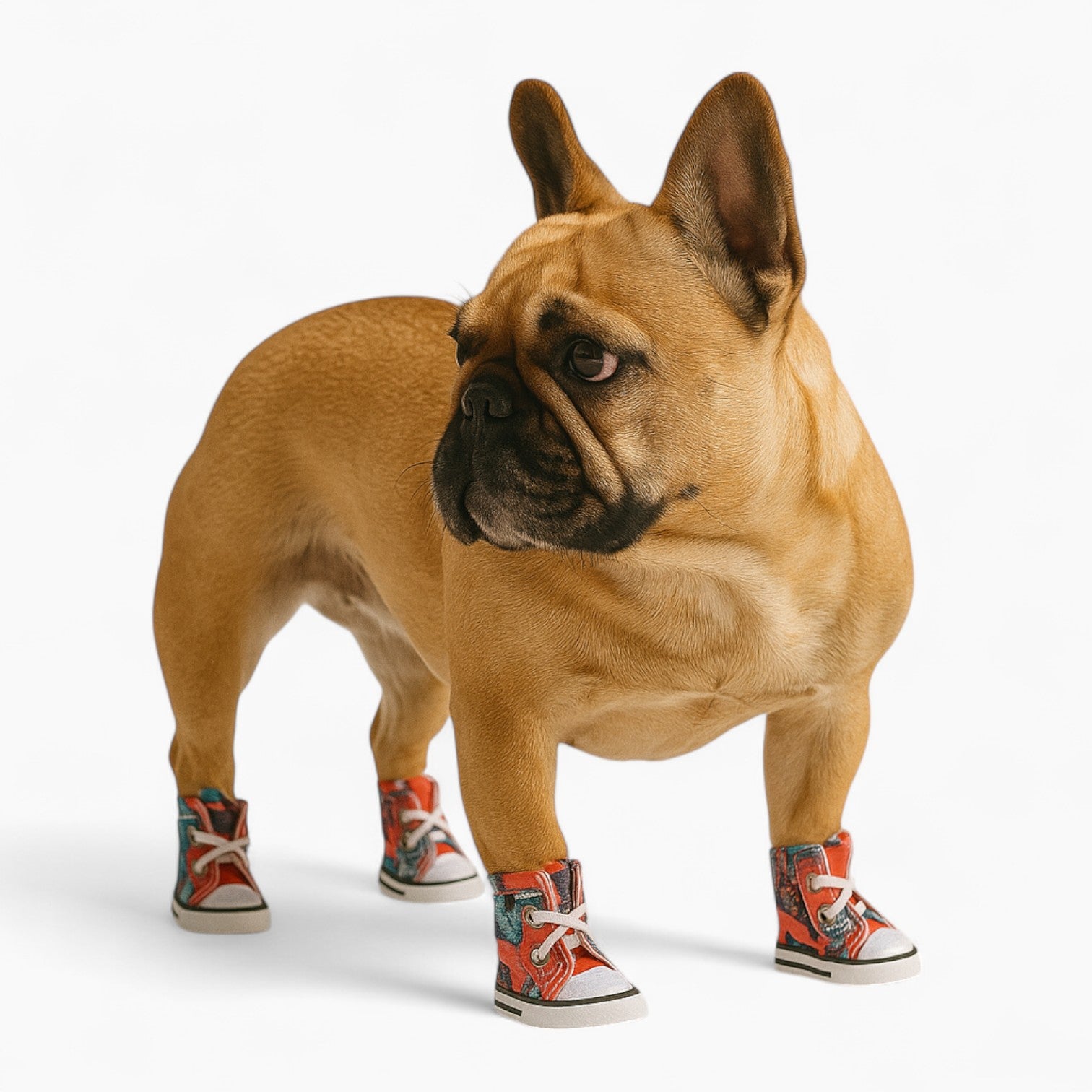 Frenchie Canvass Boots – Adjustable Rubber Sneaker-Style Shoes
