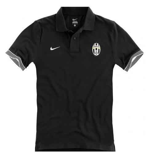 High Performance Juventus Grand Slam Black Polo T-Shirt