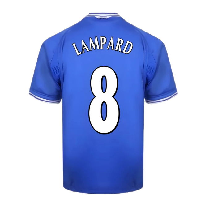 2000-20 Chelsea Home Shirt with LAMPARD 8 L M S