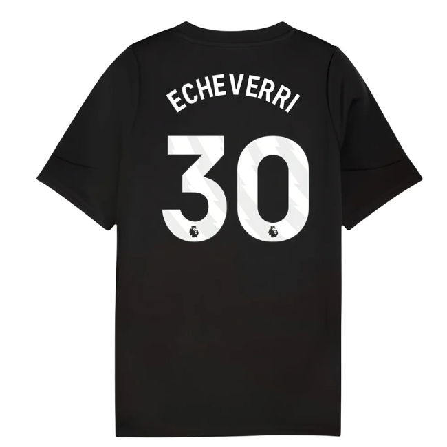 classic 2025-2026 Man City Training Jersey (Black) - Kids (Echeverr...