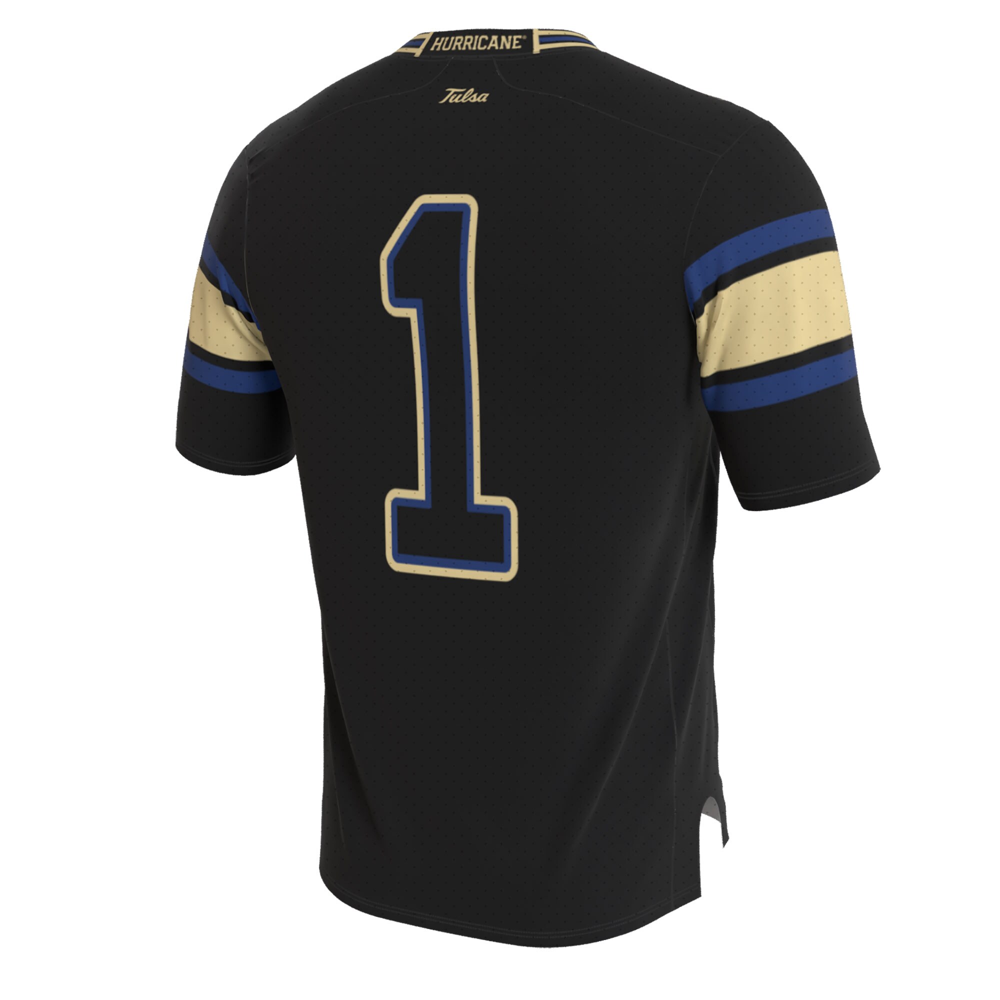 [NJP] Tulsa Golden Hurricane GameDay Greats Unisex Lightweight Collegiate Football Blackout Fashion Jersey