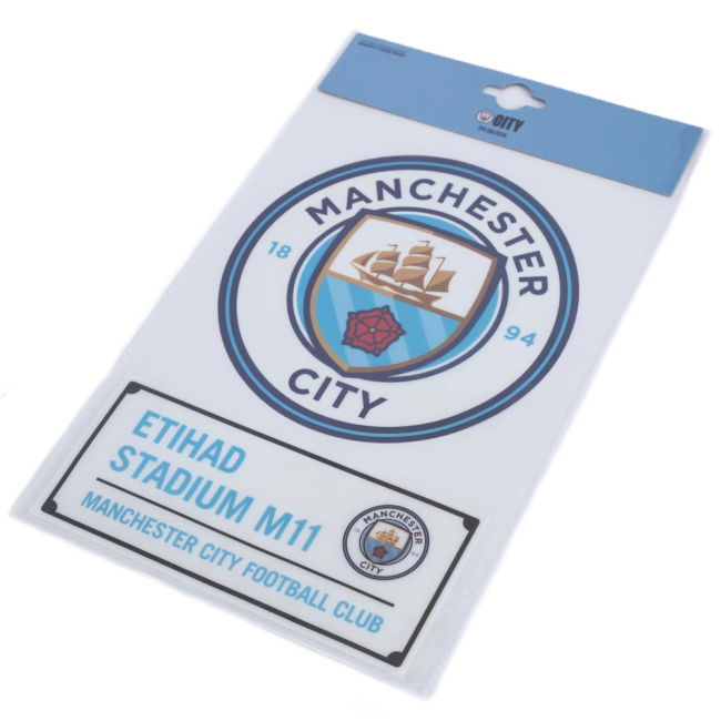 Manchester City FC A4 Car Decal (Limited Edition)