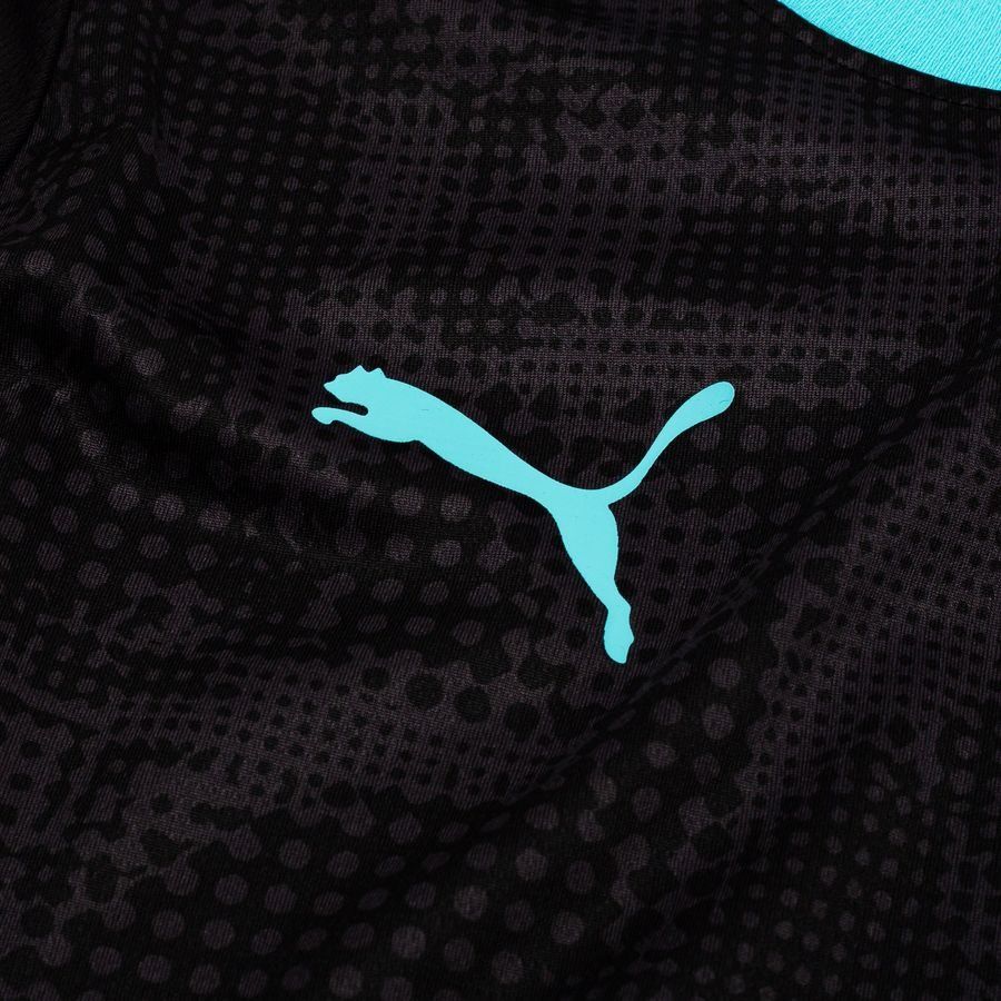 Marseille Training T Shirt Puma Jet Black/team Aqua