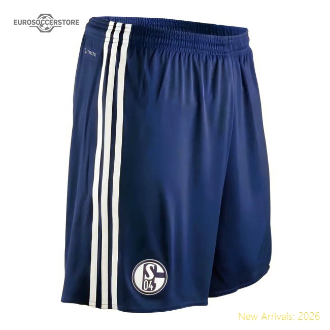 Authentic 2017-2018 Schalke Adidas Away Shorts (Blue) - Kids