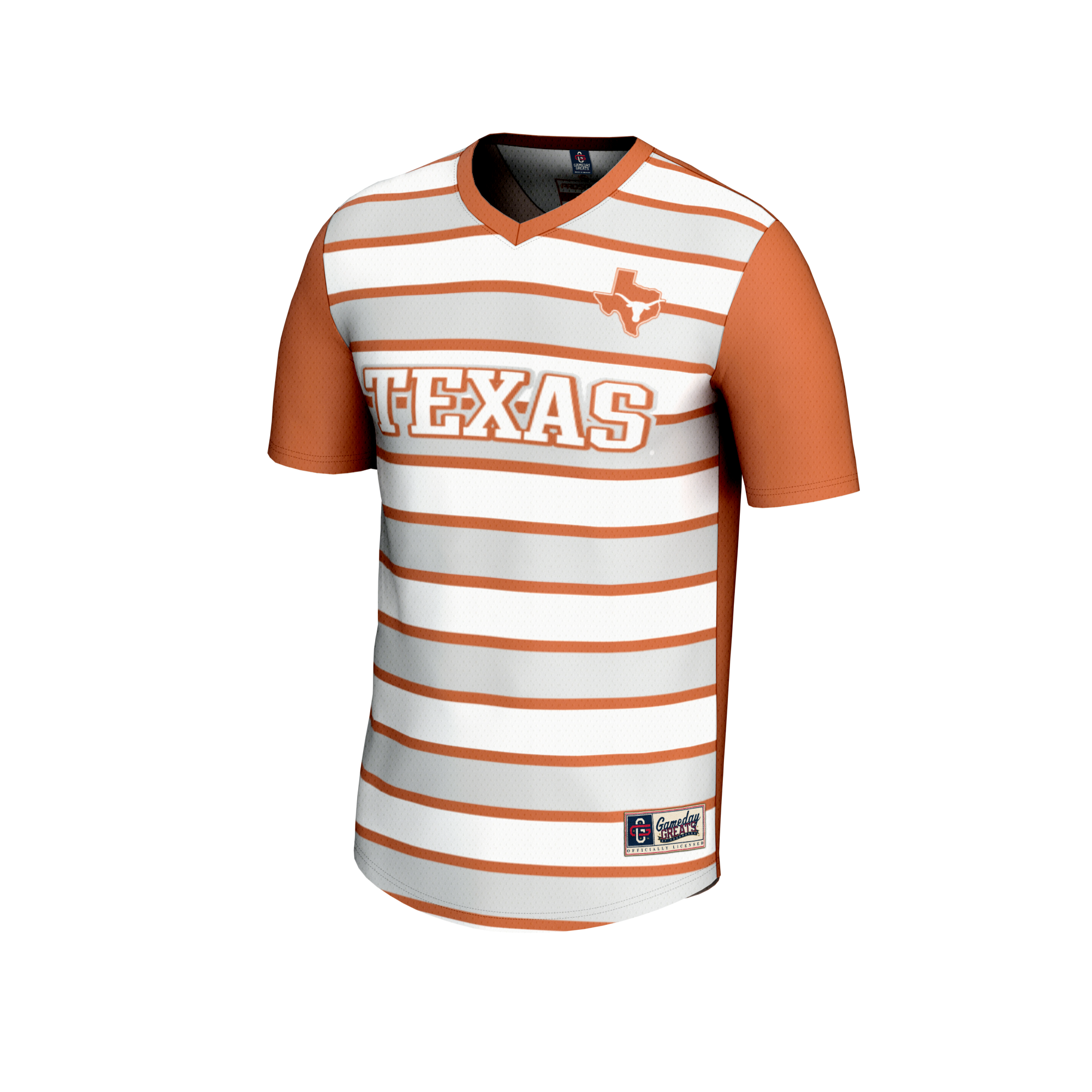 [DDG] Texas Longhorns GameDay Greats Youth Lightweight Soccer Fashion Jersey - Texas Orange