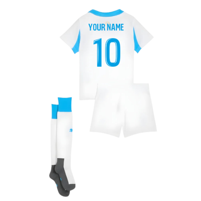 Custom Marseille Home Jersey 2025-2026