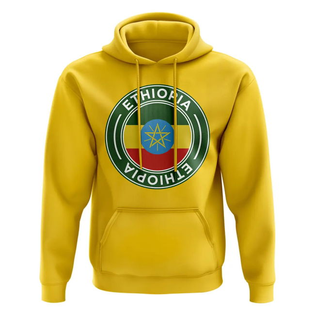 Tournament-Edition Championship Ethiopia Football Badge Hoodie