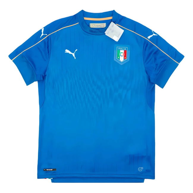 2016-2017 Italy Home Shirt (Buffon 1) Euro Oranje Performance
