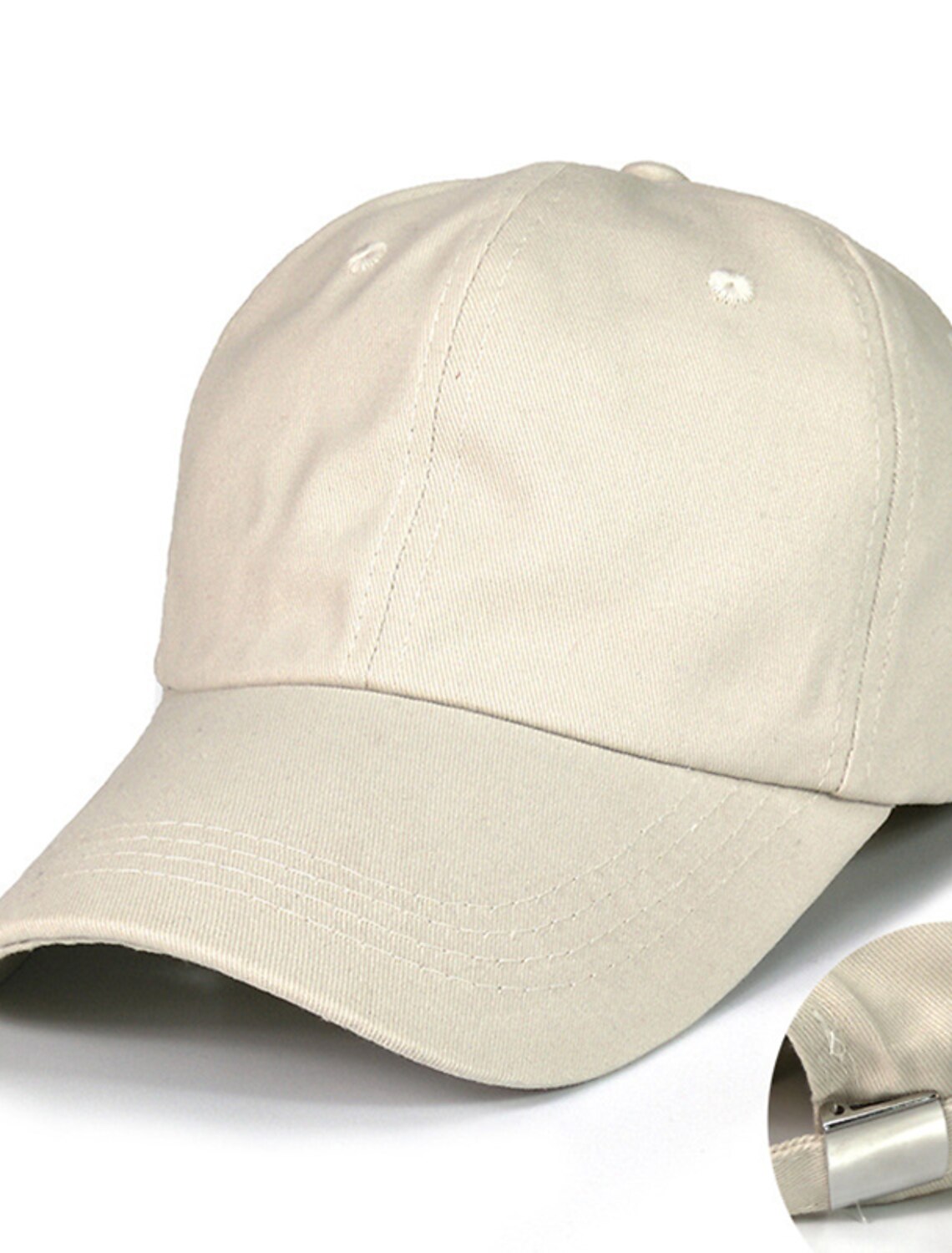 Men's Baseball Cap Black White Cotton Streetwear Stylish Casual Daily Outdoor clothing Holiday Plain Sunscreen