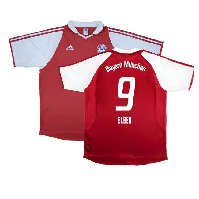 Bayern Munich 2003-04 Home Shirt ((Excellent) XL) (Elber 9)