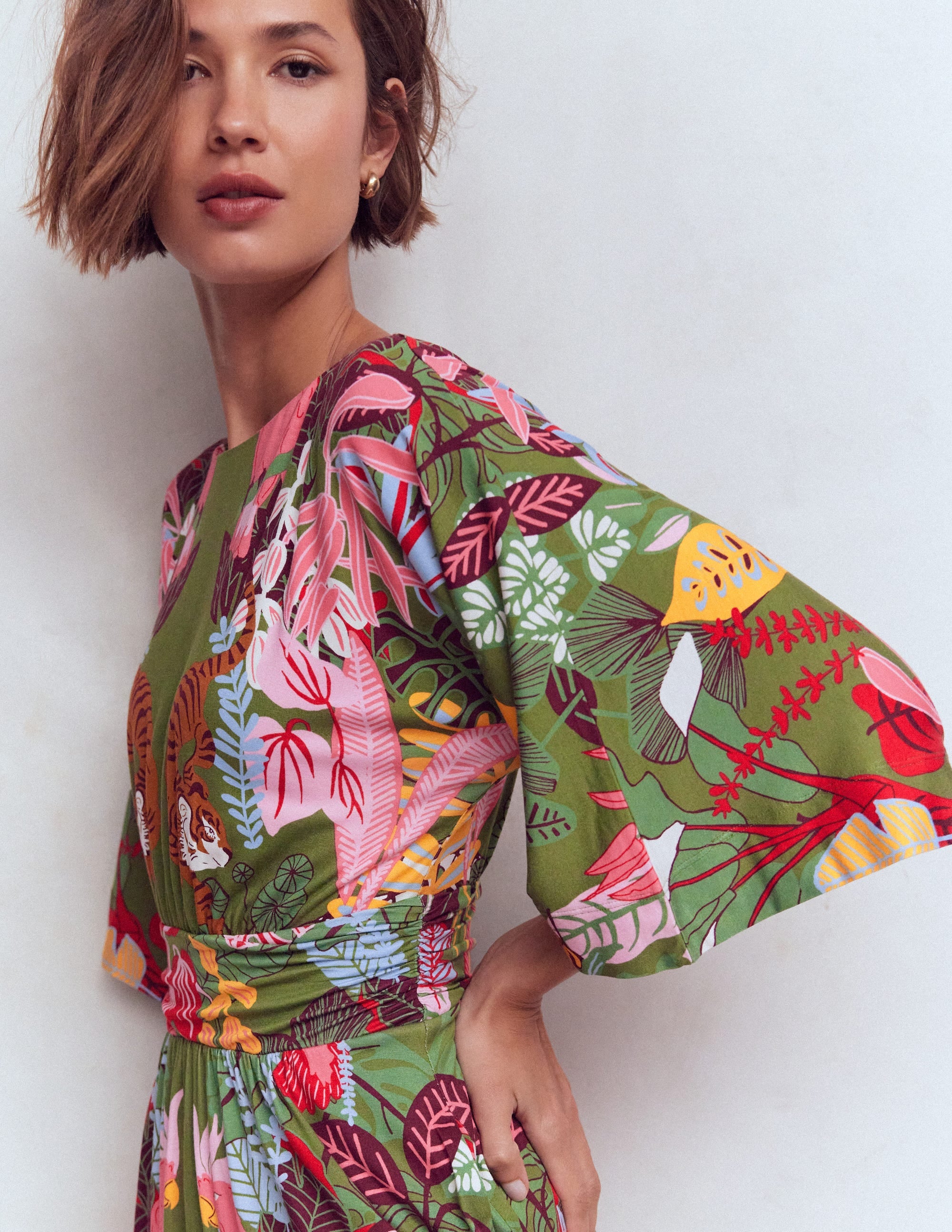 Imelda Kimono Jersey Dress