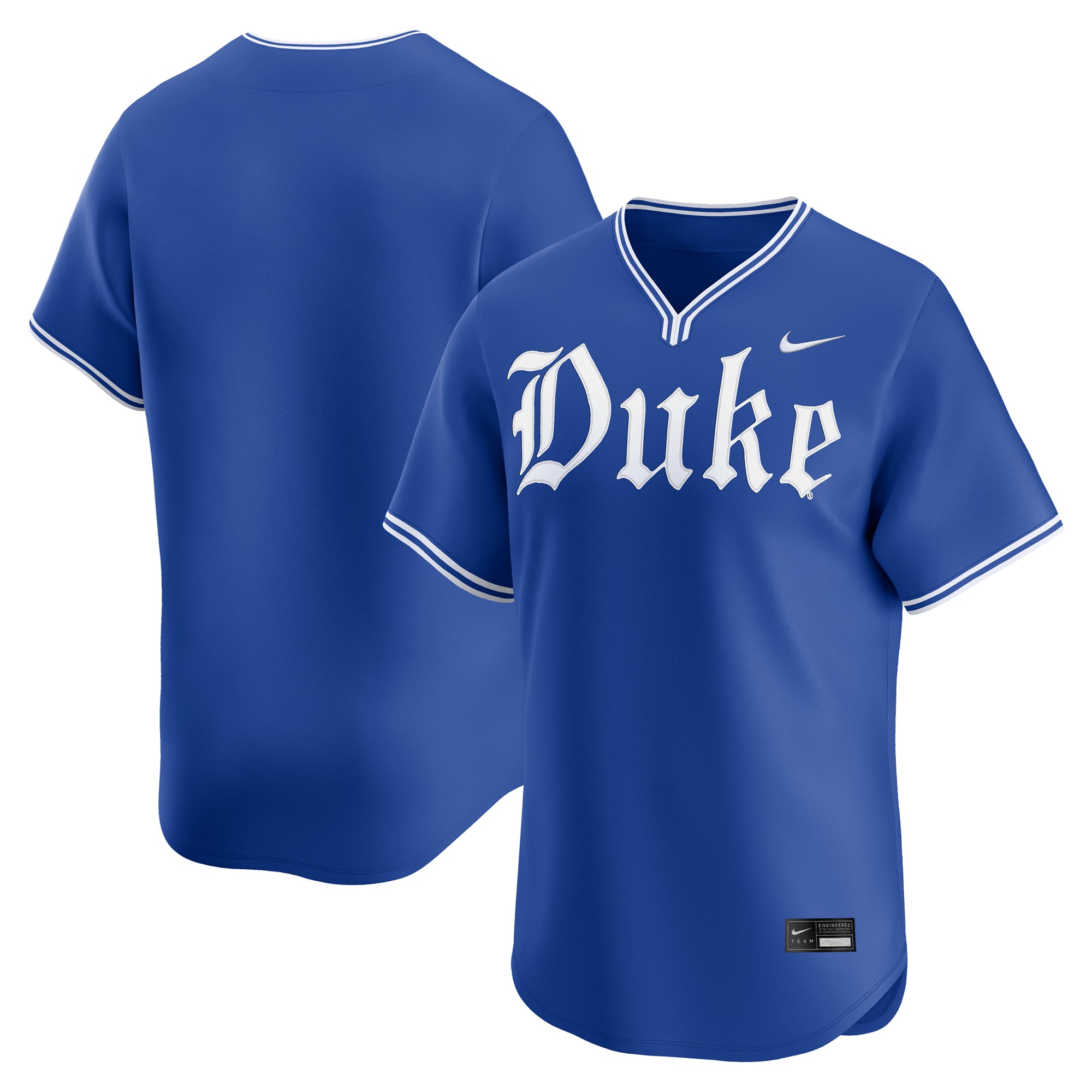 Duke Blue Devils Nike Baseball Limited Jersey - Royal