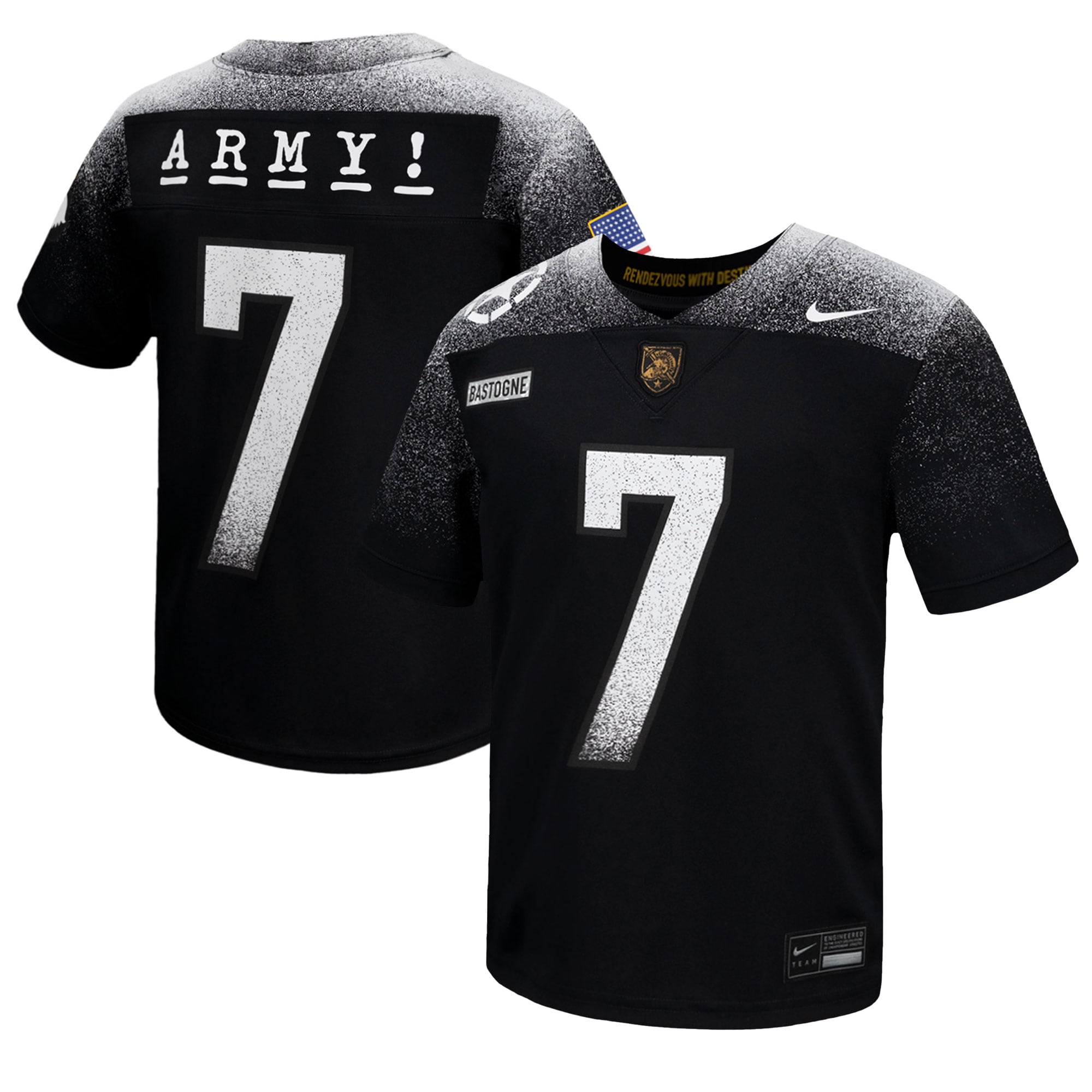 Army Black Knights Youth 2024 Rivalry Collection Alternate Replica 2026/2027 Football Jersey - Black