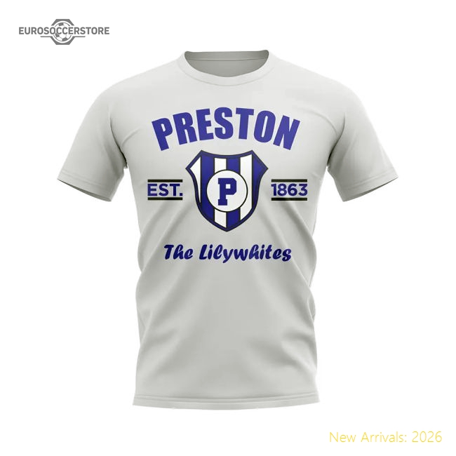 Official Preston Established Football T-shirt (white) - Premium
