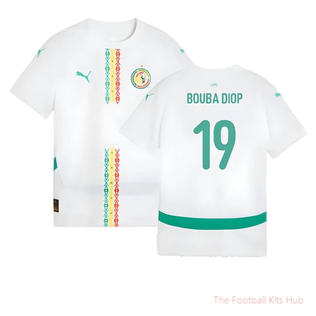 2024-2025 Senegal Home Shirt (Kids) (Bouba Diop 19)
