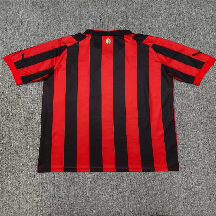 AC Milan 125th Anniversary Red Shirt - Short Sleeve - Official