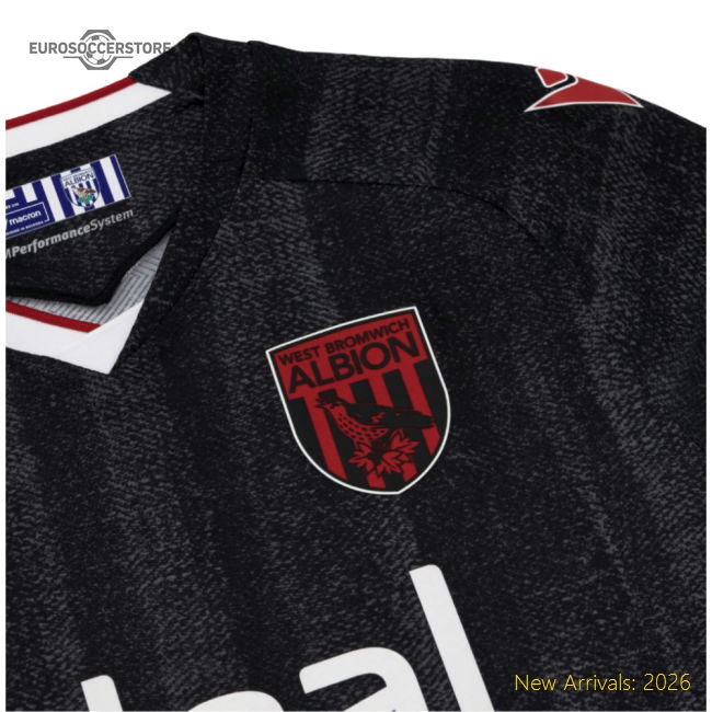Excellent 2025-2026 West Bromwich Albion Wba Third Shirt