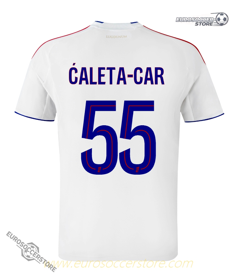 Olympique Lyonnais Lyon Home ĆALETA-CAR 55 Jersey for the 25-26 Season