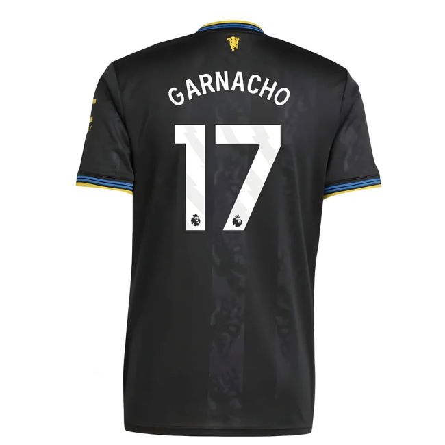 Manchester United 2025-20 Third Football Shirt Garnacho Signature 1...