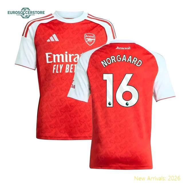 2025-2026 Arsenal Home Shirt (Kids) (Norgaard 16)