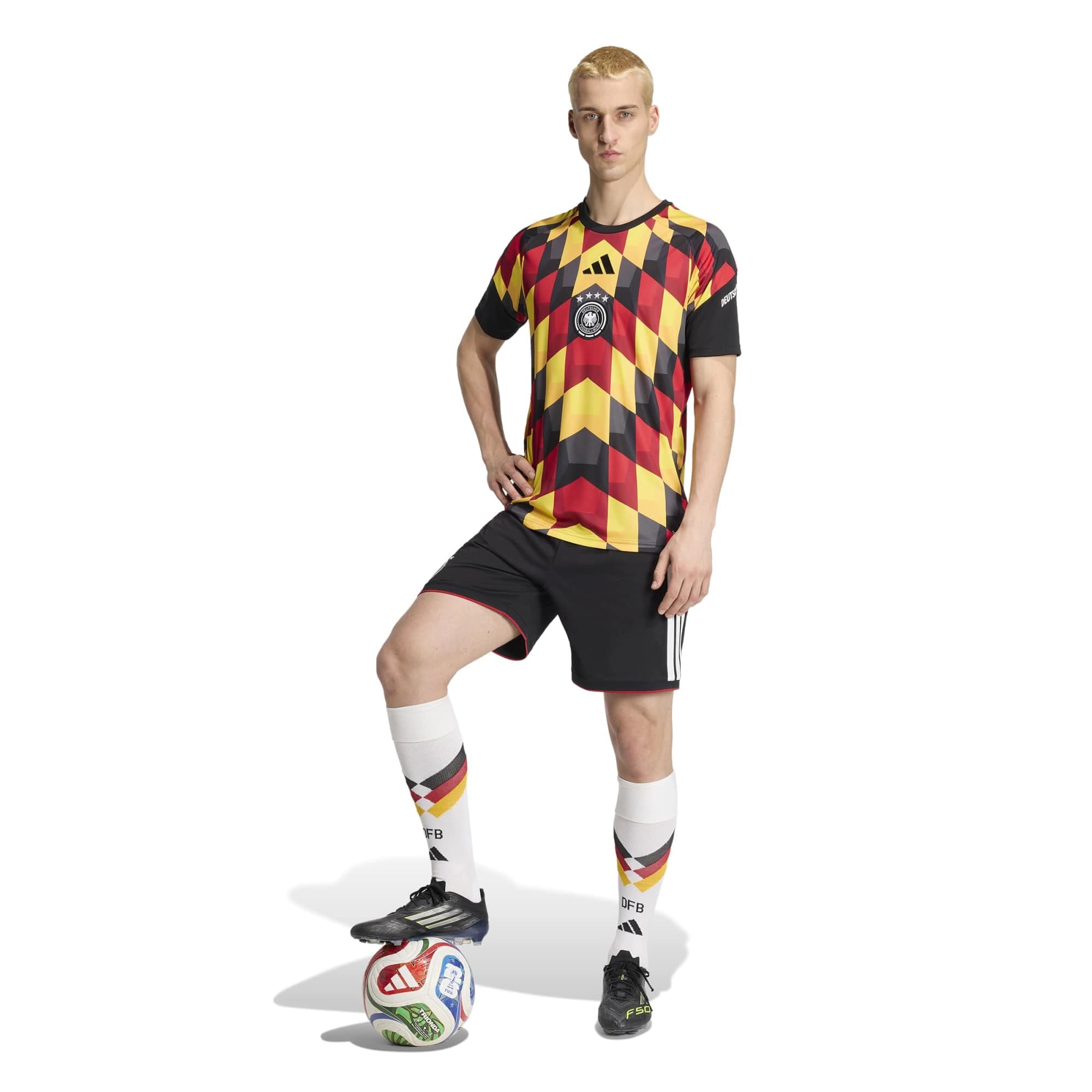 [SD] Germany National Team 2026 Pre-Match Jersey Top - Black