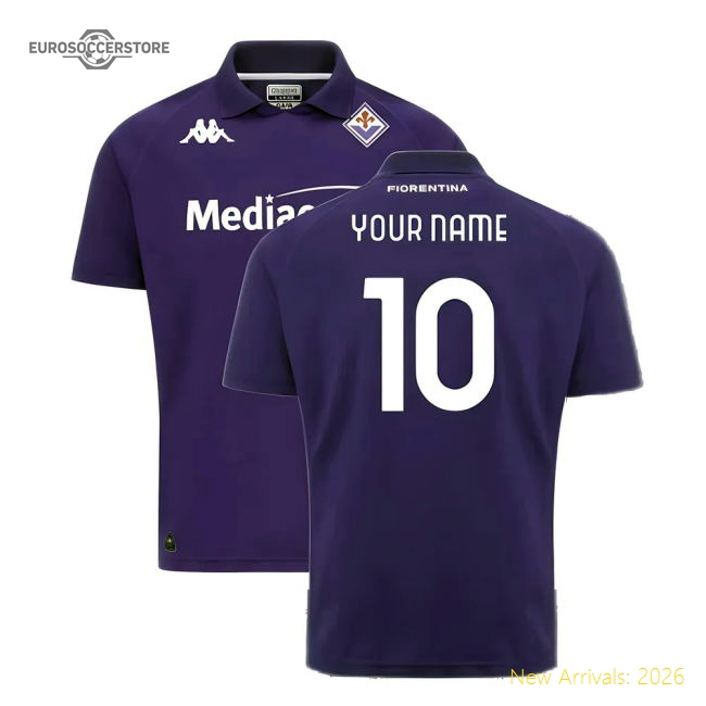 High-Quality 2024-2025 Fiorentina Home Shirt (Your Name)