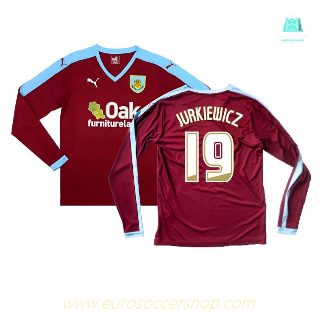 Burnley 2015-16 Long Sleeve Home Shirt ((Excellent) S) (Jurkiewicz 19)